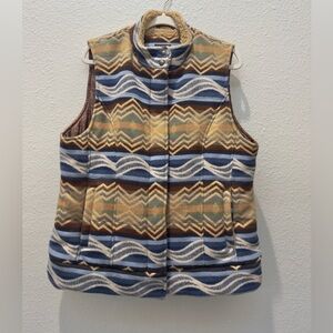 UGG PENDLETON Women's XL Wool Blanket VestSouthwest Pattern XL